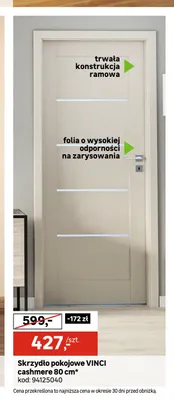 Skrzydło pokojowe Vinci cashmere promocja w Leroy Merlin