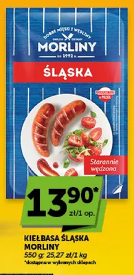 Kiełbasa śląska Morliny promocja w Euro Sklep