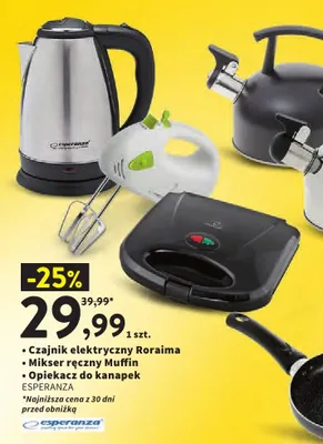 Opiekacz do kanapek Esperanza promocja w Intermarche