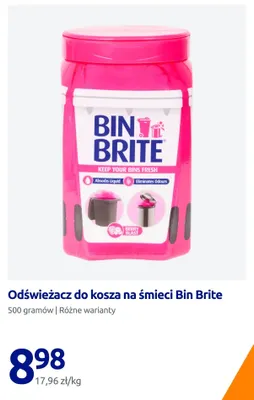 Odświeżacz do kosza na śmieci Bin Brite promocja w Action
