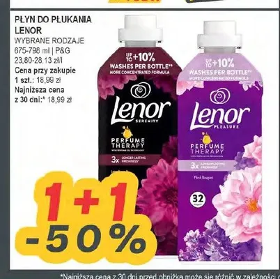 Płyn do płukania Lenor Pleasure Perfume Therapy promocja w Słoneczko