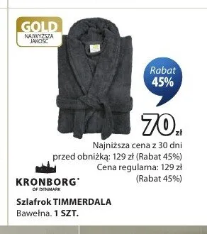 Szlafrok Kronborg Timmerdala promocja w Jysk