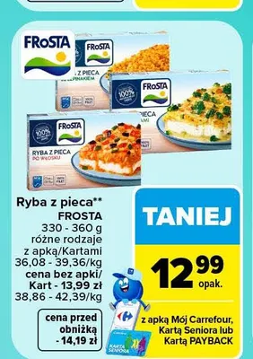 Ryba z pieca Frosta promocja w Carrefour