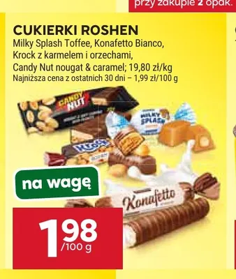 Cukierki Roshen Konafetto Bianco promocja w Stokrotka