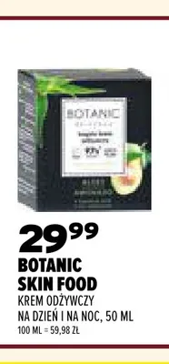 Krem odżywczy na dzień i na noc Botanic Skin Food promocja w Drogerie Natura