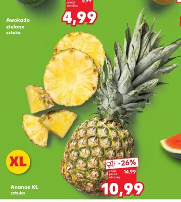 Ananas XL promocja w Kaufland