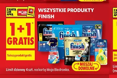 Tabletki do zmywarki Finish Ultimate promocja w Biedronka