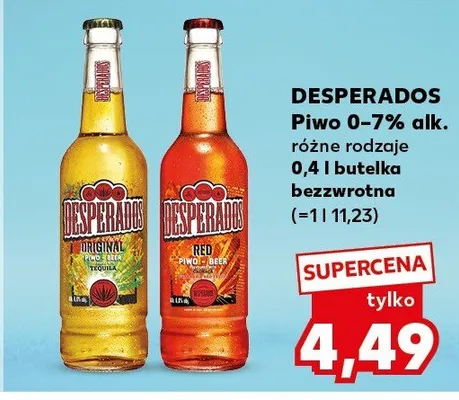 Piwo różne rodzaje promocja w Kaufland