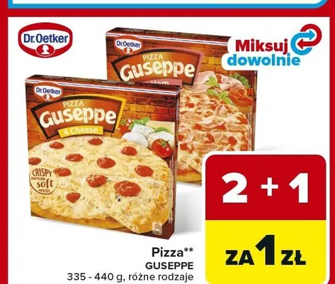 Pizza Guseppe promocja w Carrefour Market