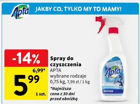 Spray do czyszczenia promocja w Intermarche
