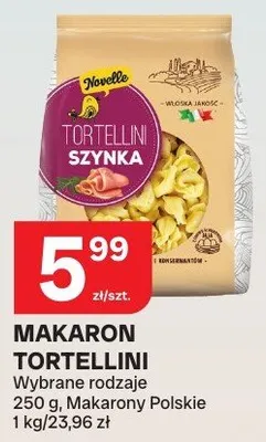 Makaron Tortellini promocja w Chorten