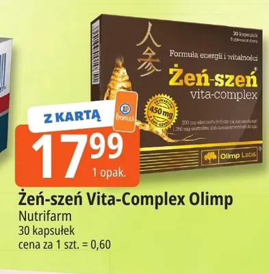 Żeń-szeń Vita-Complex Olimp promocja w Leclerc