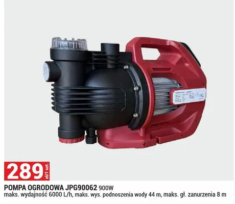 Pompa ogrodowa JPG90062 900W promocja w Merkury Market