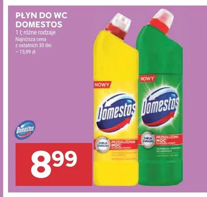 Płyn do WC Domestos promocja w Stokrotka