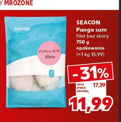 Panga sum filet bez skóry Seacon promocja w Kaufland