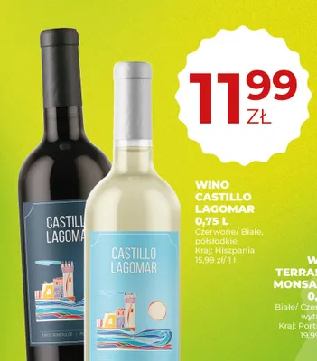 Wino czerwone Castillo Lagomar półsłodkie promocja w Duży Ben