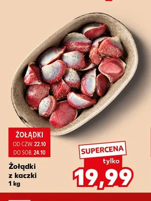 Żołądki z kaczki promocja w Kaufland