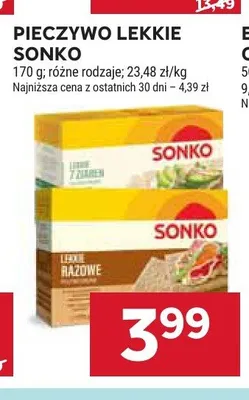 Pieczywo lekkie Sonko promocja w Stokrotka