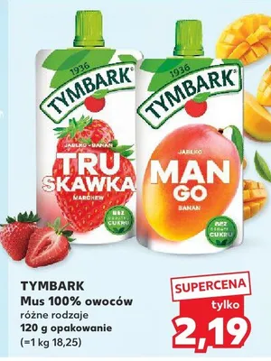 Mus 100% owoców różne rodzaje promocja w Kaufland