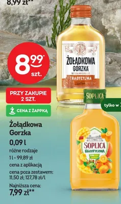 Likier Żołądkowa Gorzka Tradycyjna promocja w Żabka