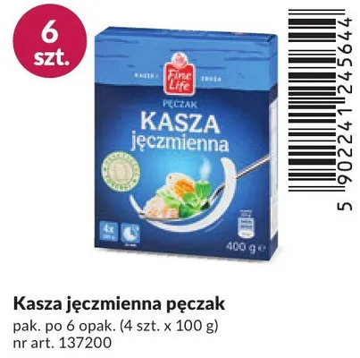 Kasza jęczmienna pęczak promocja w Makro