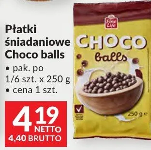 Płatki śniadaniowe choco balls promocja w Makro