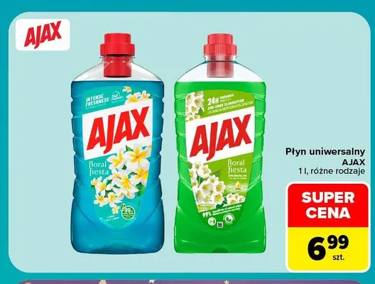 Płyn uniwersalny Ajax promocja w Carrefour Market