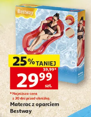 Materac z oparciem Bestway promocja w Auchan