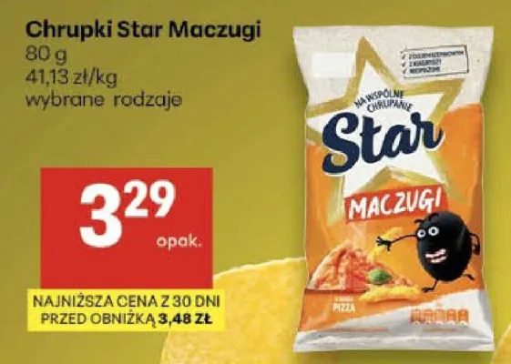 Chrupki Star Maczugi wybrane rodzaje promocja w Delikatesy Centrum