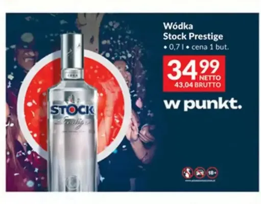 Wódka Stock Prestige promocja w Makro