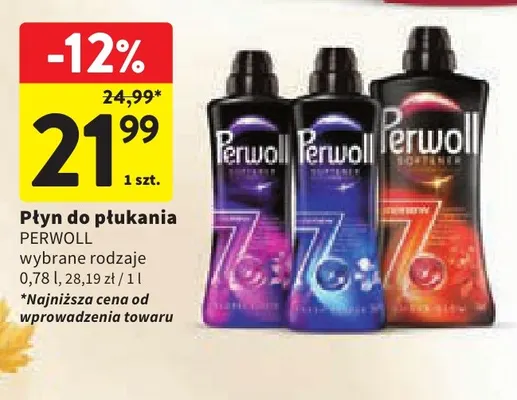Płyn do płukania Perwoll promocja w Intermarche