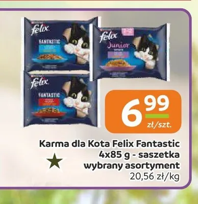 Karma dla kota Felix Fantastic promocja w Społem Częstochowa