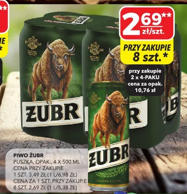 Piwo puszka promocja w Top Market