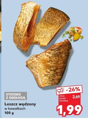 Leszcz wędzony w kawałkach promocja w Kaufland