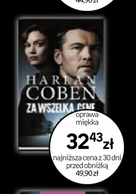 Książka Za wszelką cenę Harlan Coben promocja w Empik