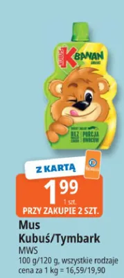 Mus Kubuś/Tymbark promocja w Leclerc