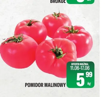 Pomidor malinowy promocja w Tomi Markt