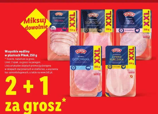 Szynka z fileta z indyka Pikok XXL promocja w Lidl
