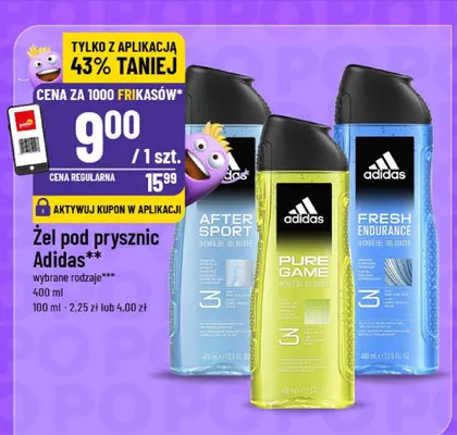 Żel pod prysznic Adidas promocja w POLOmarket