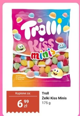 Żelki Kiss Minis promocja w Dino