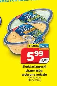 Śledź atlantycki Lisner promocja w Delfin