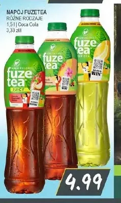 Napój Fuzetea Black Tea Lemon promocja w Słoneczko