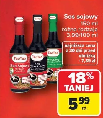 Sos sojowy promocja w Carrefour