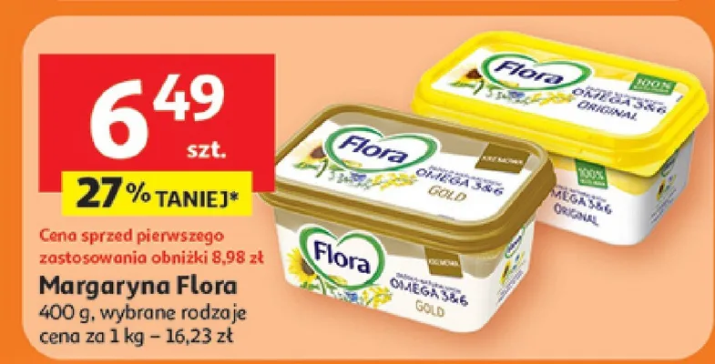 Margaryna Flora promocja w Auchan