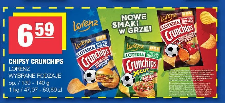Chipsy Crunchips promocja w SPAR