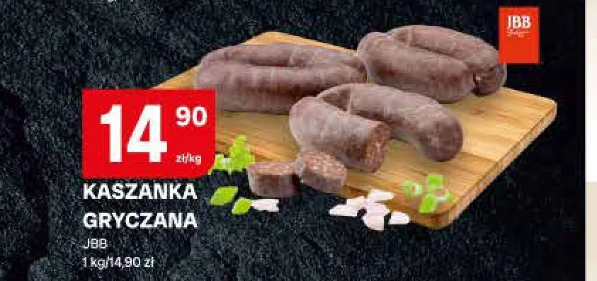 Kaszanka gryczana JBB promocja w Chorten