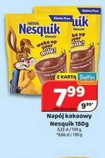 Napój kakaowy Nesquik promocja w Delfin