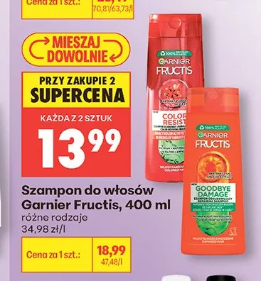 Szampon do włosów Garnier Fructis promocja w Biedronka