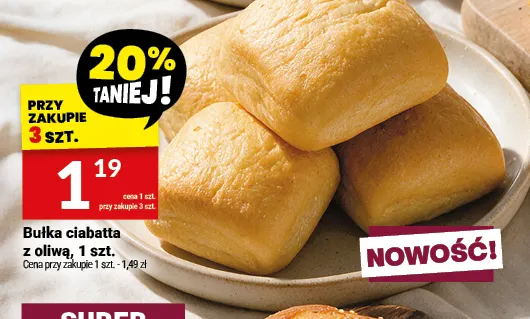 Bułka ciabatta z oliwą Białecki promocja w Twój Market