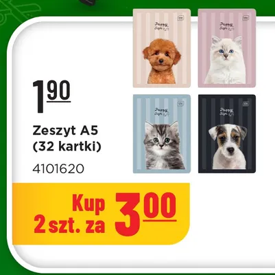 Zeszyt A5 Interdruk 32 kartki promocja w MR. DIY